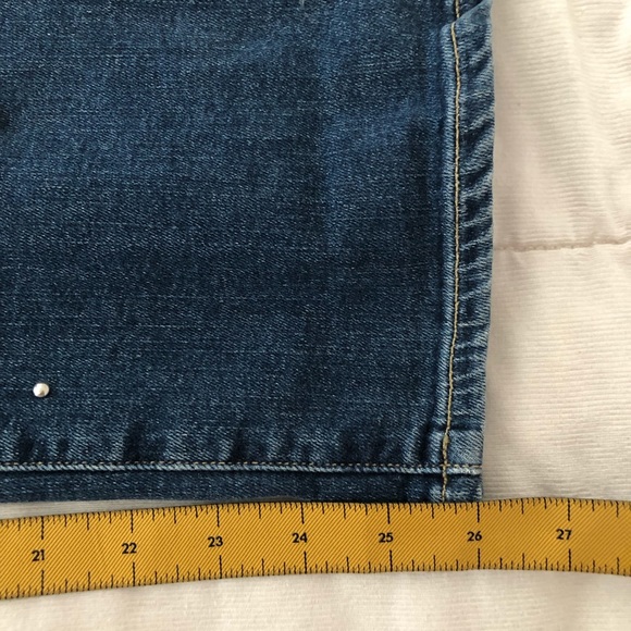 Paige Brigitte Crop Studded Pearl Jean - Picture 7 of 11